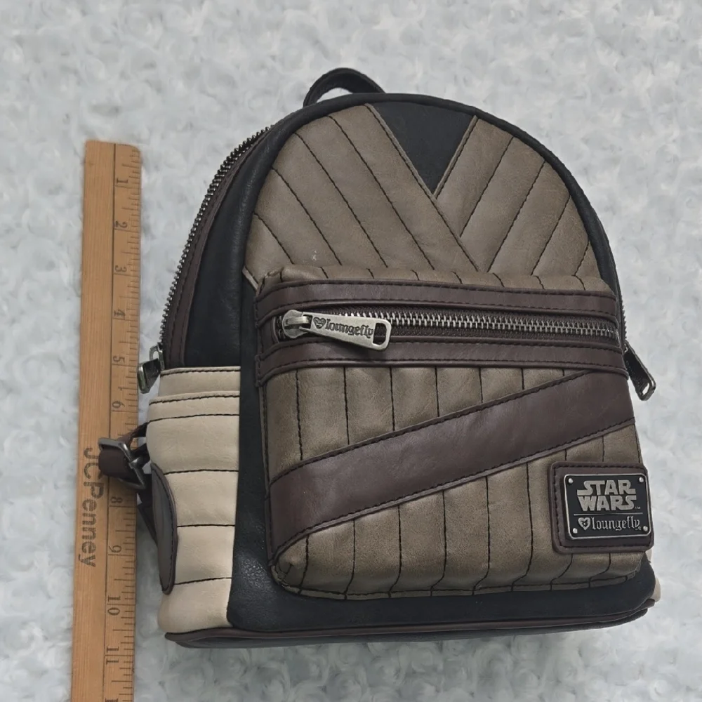 Loungefly Star Wars Brown, Tan & Black Mini Backpack